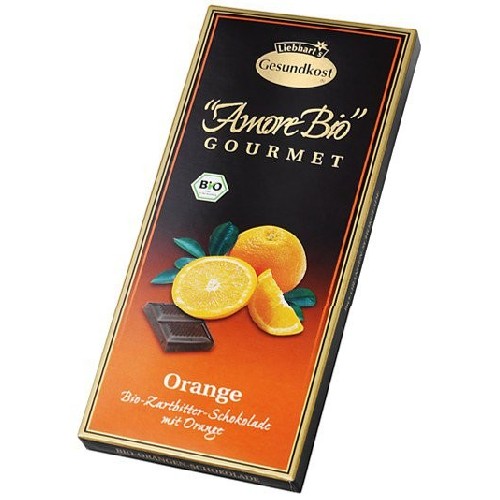 Ciocolata Amaruie Cu Portocale Eco, 100gr, Pronat