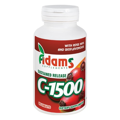 C-1500 cu macese 90tablete Adams Supplements imgine