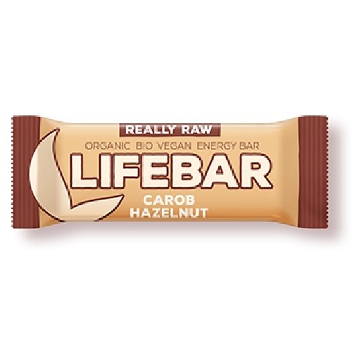 Lifebar Baton cu Alune si Carob Raw Bio 47gr imagine produs la reducere