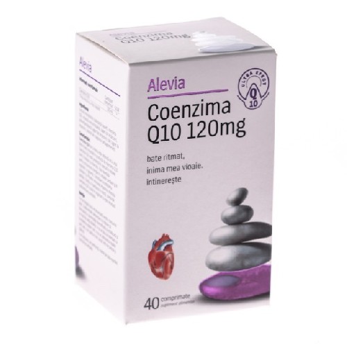 Coenzima Q10 120mg 40cpr Alevia vitamix.ro imagine noua reduceri 2022