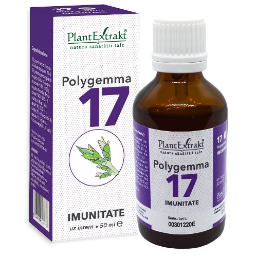 Polygemma 17 Imunitate, 50 ml, PlantExtract vitamix.ro imagine noua reduceri 2022
