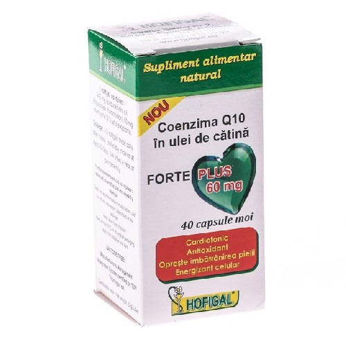 Coenzima Q10 Catina Forte 60mg 40cps Hofigal vitamix.ro