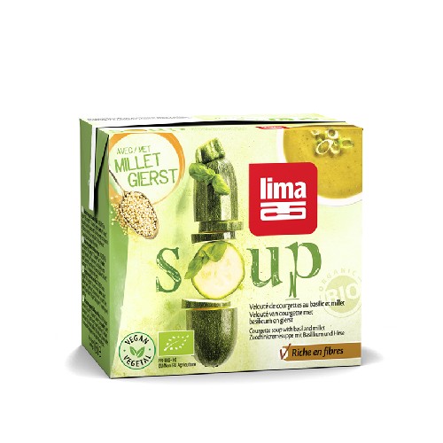 Supa Crema de Dovlecei cu Busuioc si Mei Bio 500ml Lima imagine produs la reducere