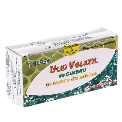Ulei Volatil Cimbru In Miere 30monodoze Hofigal vitamix.ro