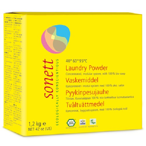 Detergent Ecologic Praf praf Rufe 1,2kg Sonett