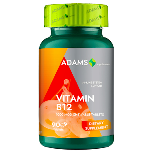 Vitamina B12 1000mcg 90tab, Adams