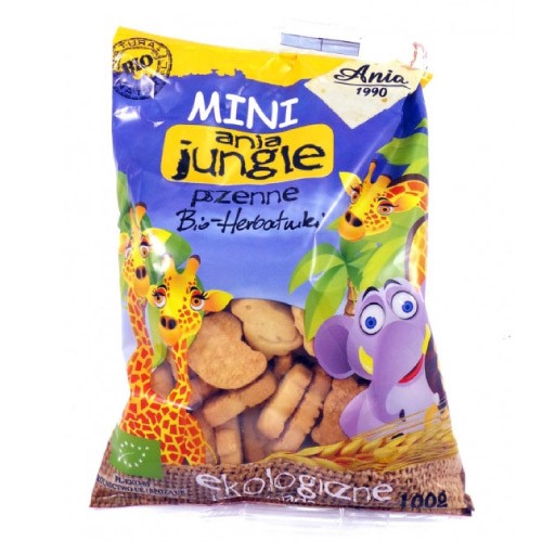 Biscuiti Mini Jungle, bio, 100 g