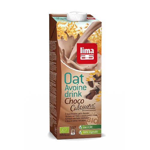 Lapte de Ovaz cu Ciocolata si Calciu Bio 1l Lima imagine produs la reducere