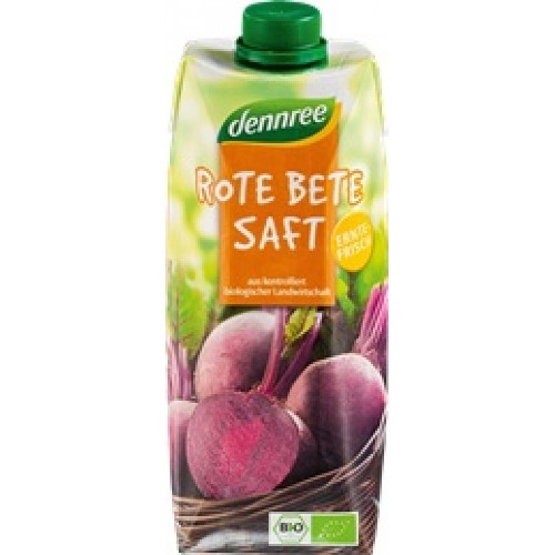 Suc de sfecla rosie Vegan, 500ml, Dennree vitamix.ro