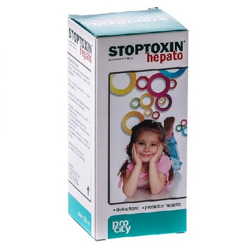 Stoptoxin Hepato Sirop 150ml Fiterman vitamix poza