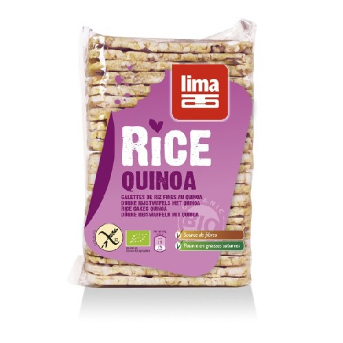 Rondele de Orez Expandat cu Quinoa Bio 130gr Lima vitamix poza