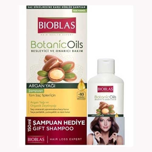 Botanics Oils 360ml + 150ml Argan Toate Tipurile de Par Bioblas 