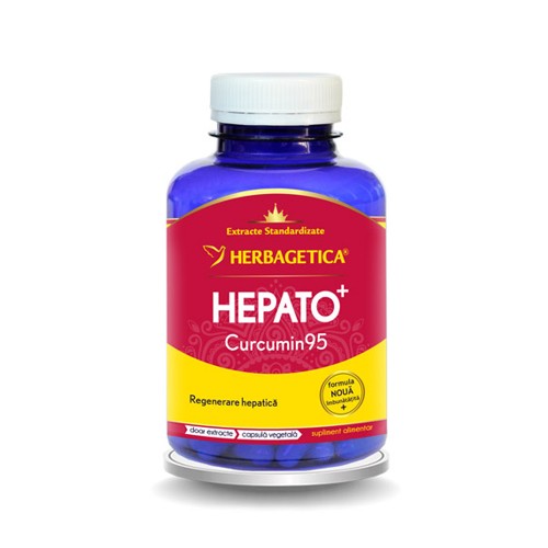 Hepato Curcumin95 120cps Herbagetica vitamix.ro