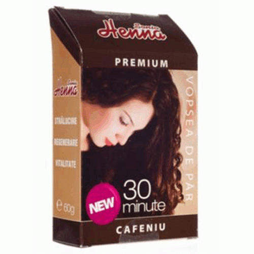 Henna Premium Cafeniu 60gr Kian Cosmetics vitamix.ro