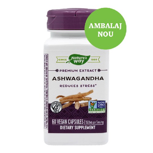 Ashwagandha, 500mg, 60cps, Secom vitamix.ro