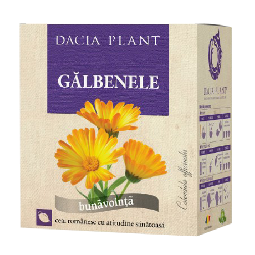Ceai de Galbenele 50gr Dacia Plant imgine