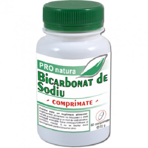 Bicarbonat De Sodiu 60cps Pro Natura vitamix.ro imagine noua reduceri 2022