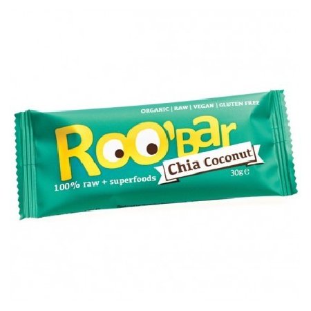 Baton Roobar Chia + Cocos 30gr Dragon Superfoods vitamix.ro imagine noua reduceri 2022