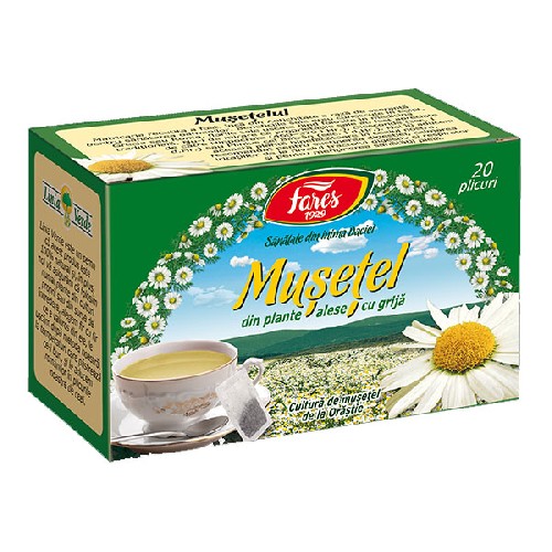 Ceai Musetel 20dz Fares vitamix.ro imagine noua reduceri 2022
