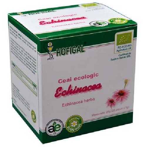 Ceai Echinacea Eco 25dz 1gr Hofigal vitamix.ro