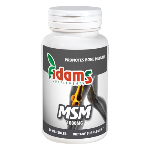 MSM 1000mg 30cps Adams Supplements imagine produs la reducere