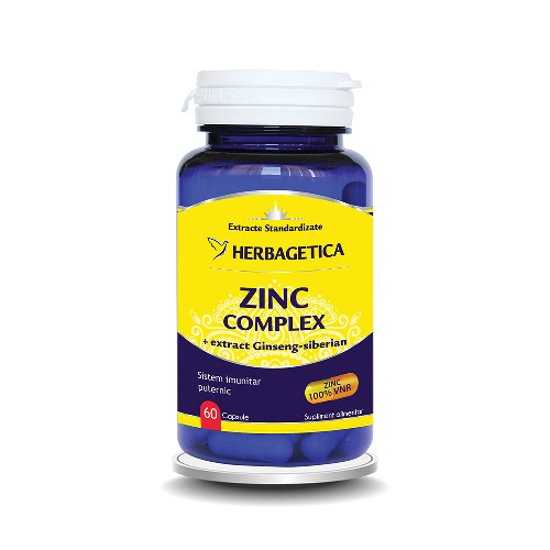 Zinc Complex Organic 60cps Herbagetica