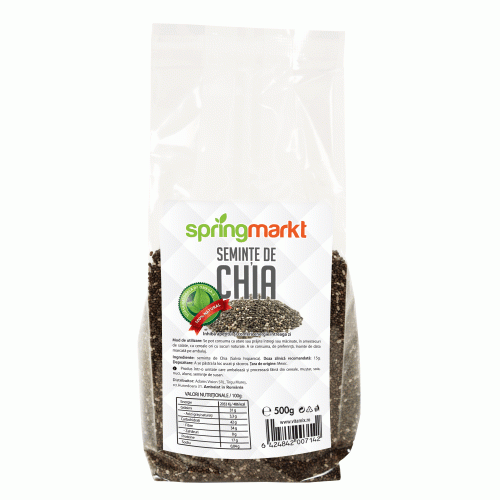 Seminte de Chia 500gr springmarkt vitamix.ro