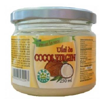 Ulei De Cocos Virgin 250ml Herbavit imagine produs la reducere