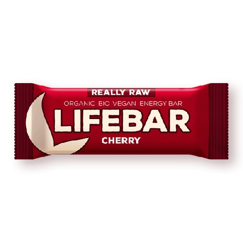 Lifebar Baton cu Cirese Raw Bio 47gr Lifefood