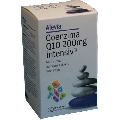 Coenzima Q10 200mg Intensiv 30cpr Alevia vitamix.ro imagine noua reduceri 2022