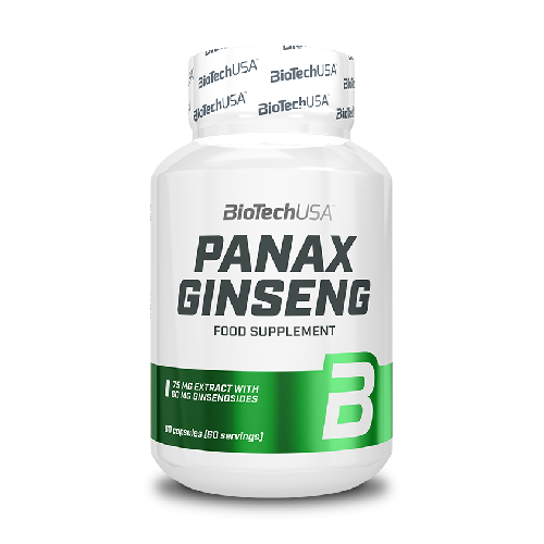 Panax Ginseng 60cps Biotech USA imagine produs la reducere