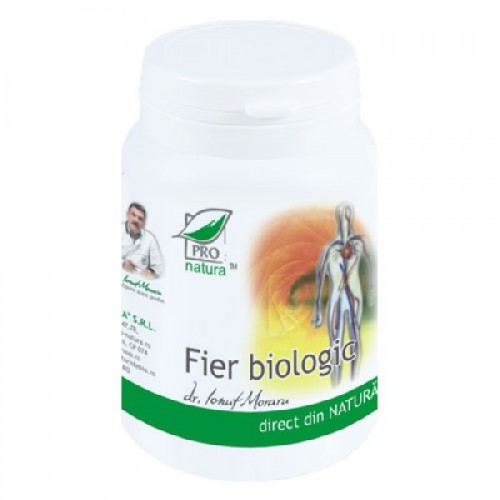 Fier Biologic 60cps Pro Natura vitamix.ro