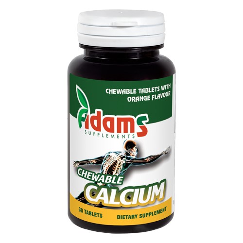 Chewable Calcium 30 tab. Adams Supplements vitamix poza