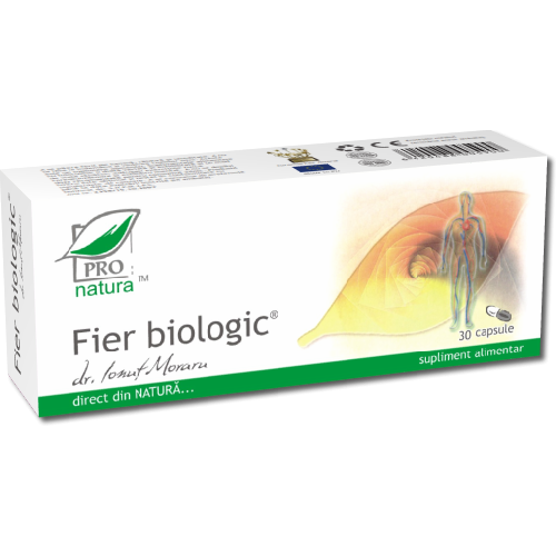 Fier Biologic 30cps Pro Natura vitamix.ro