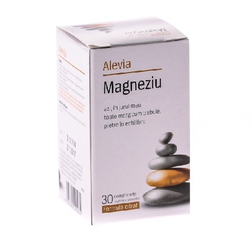 Magneziu 30cpr Formula Citrat Alevia vitamix.ro
