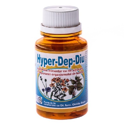 Hyper-Dep-Diu 60cps Hypericum vitamix poza