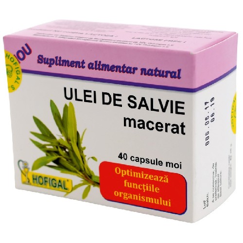 Ulei Salvie 40cps moi Hofigal vitamix.ro imagine noua reduceri 2022