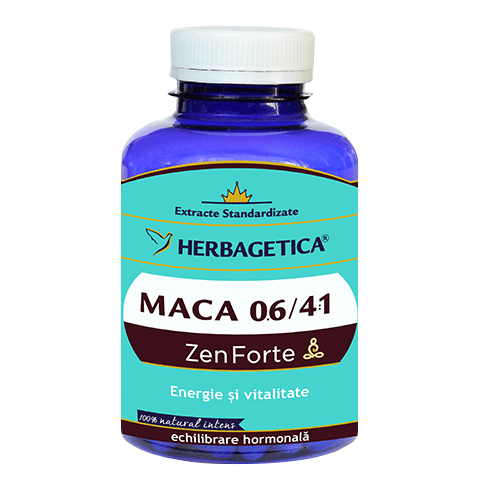 Maca Zen Forte 120cps Herbagetica vitamix.ro