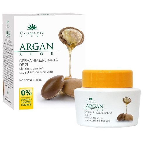Crema Regeneratoare de zi cu ulei Argan & Aloe 50ml vitamix.ro
