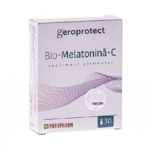 Bio-Melatonina+C 30cps Parapharm imagine produs la reducere