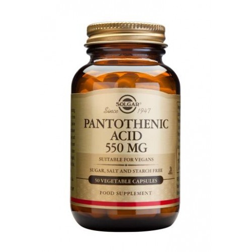 Panthothenic Acid 50cps Solgar vitamix poza
