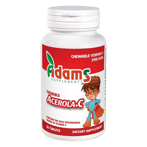 Acerola+C 30 tablete Adams Supplements imagine produs la reducere
