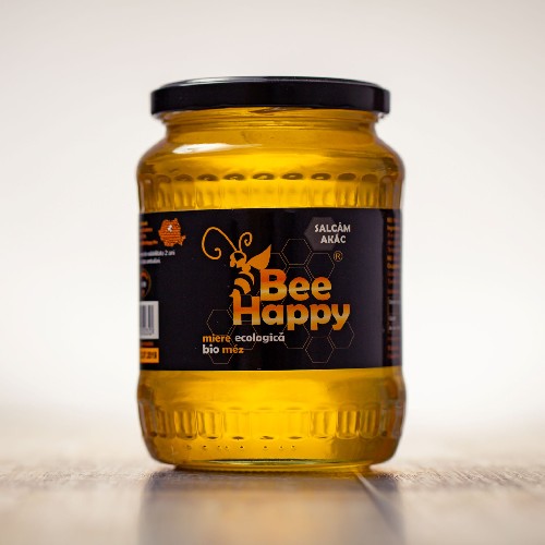 Miere de Salcam, 950g, Bee Happy imagine produs la reducere