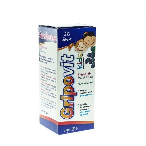 Sirop Gripovit Kids 150ml Zdrovit vitamix poza