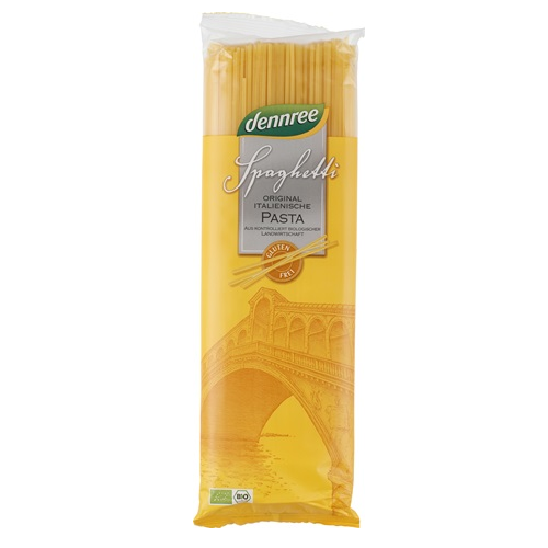 Spaghetti din Porumb si Orez Eco 500g Dennree vitamix.ro