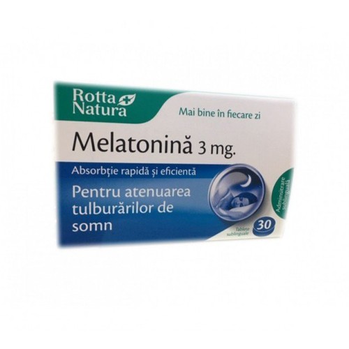 Melatonina 15tab Rotta Natura vitamix poza