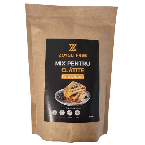 Mix pentru clatite, fara gluten, 500g, Zoygli Free