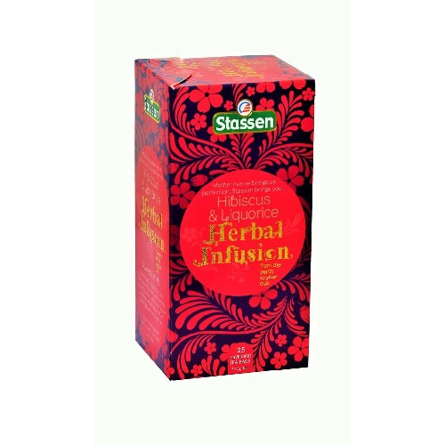 Ceai de Hibiscus&Lemn dulce, 37,5gr, Stassen vitamix.ro