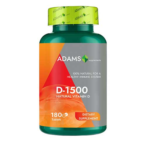 Vitamina D-1500 180 tab, Adams