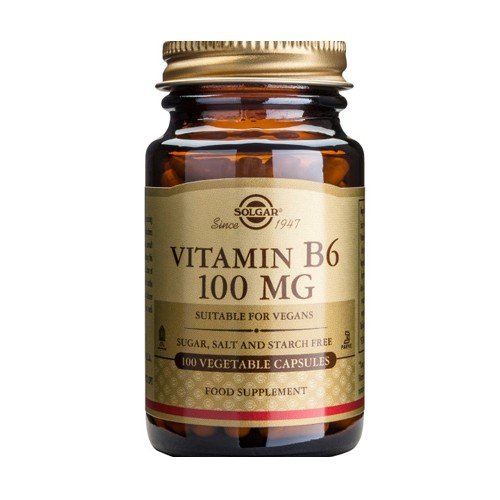 Vitamin B6 100mg 100cps Solgar imagine produs la reducere